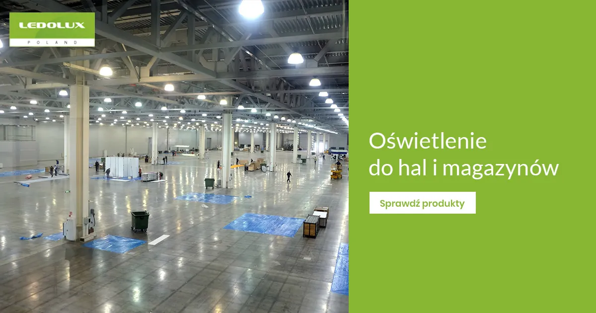 Lighting for production halls and warehouses 